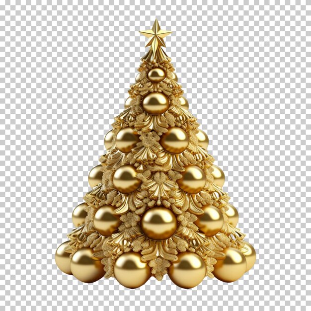 PSD Рождественская елка имбирный печенье санта мяч носки украшения на изолированном на прозрачном фоне