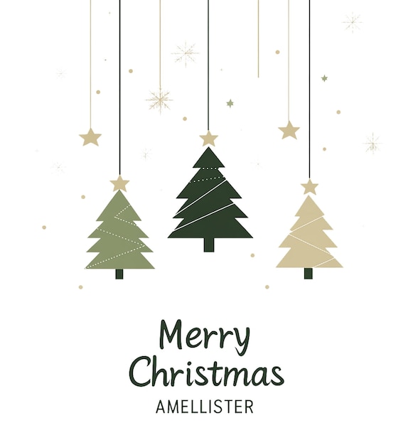 PSD christmas tree hanger hd quality