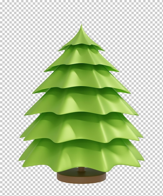 Christmas tree isolated