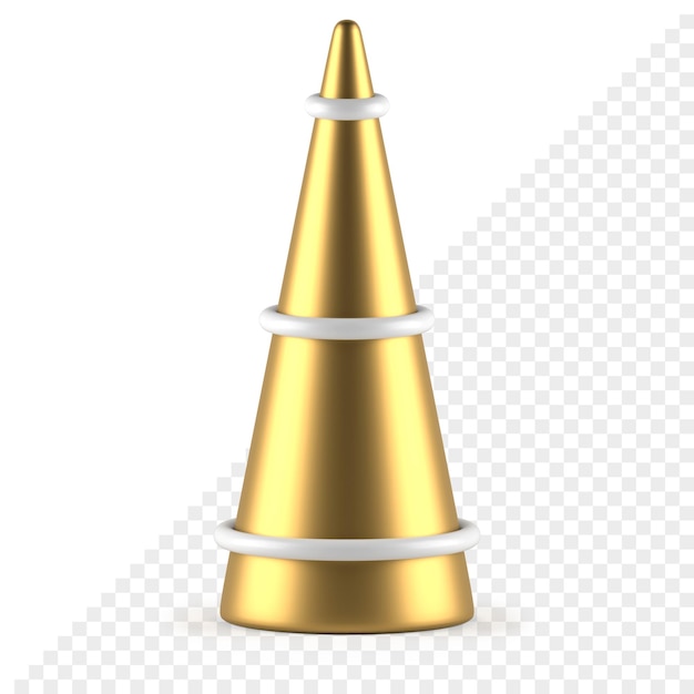 Christmas Tree Minmalist 3D Icon