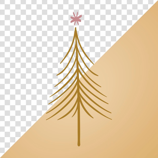 christmas tree png sticker festive design transparent design