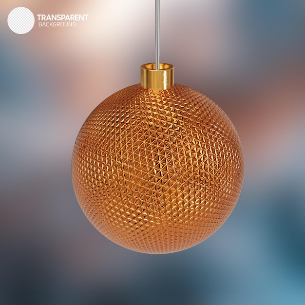 Christmas tree toy ball orange