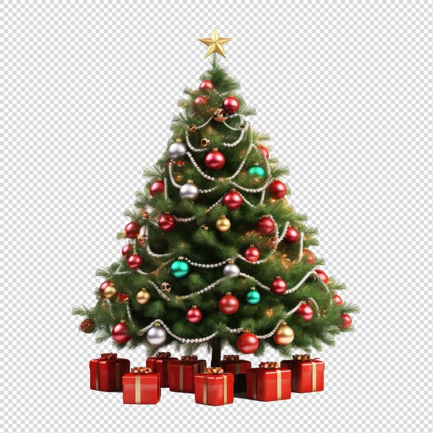PSD Рождественская елка с украшением на белом фоне хорошо провести праздник на это рождество v 52 job id ad469bec62564ff9af66ea4abcc20373
