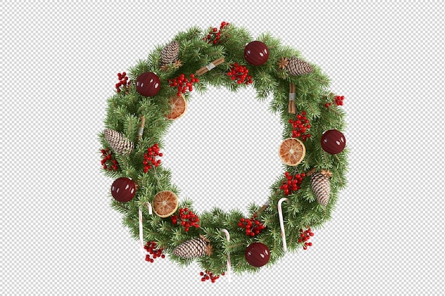 PSD christmas wreath collection