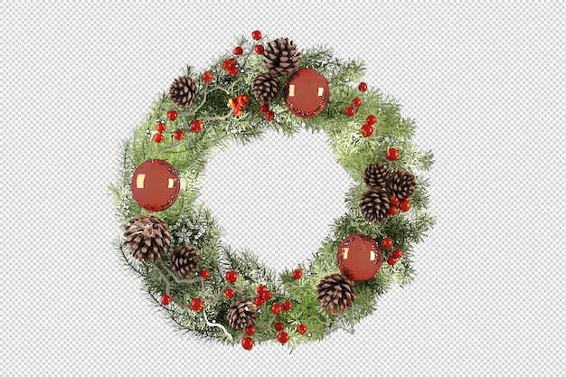 PSD christmas wreath collection