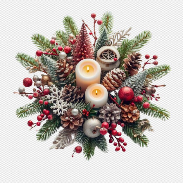 PSD christmas wreath