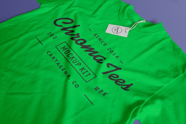 ChromateesのTシャツのモックアップ