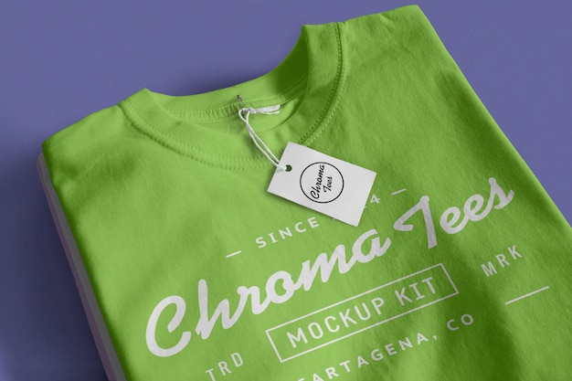 ChromateesのTシャツのモックアップ
