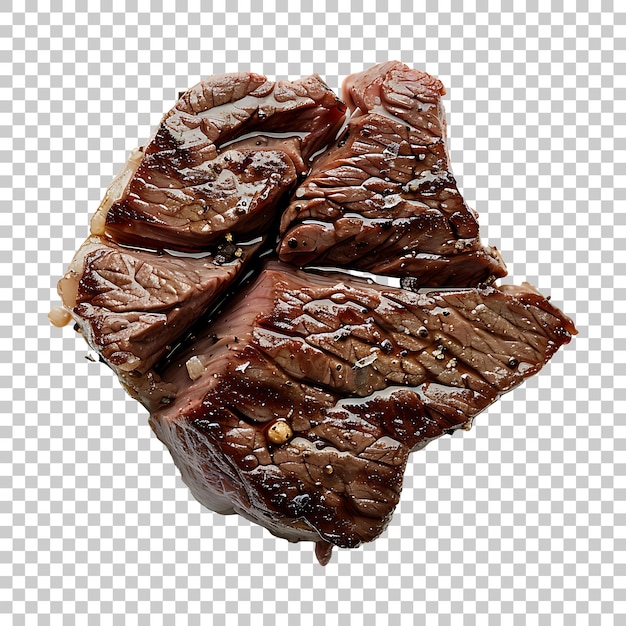 PSD chuck steak png with transparent background