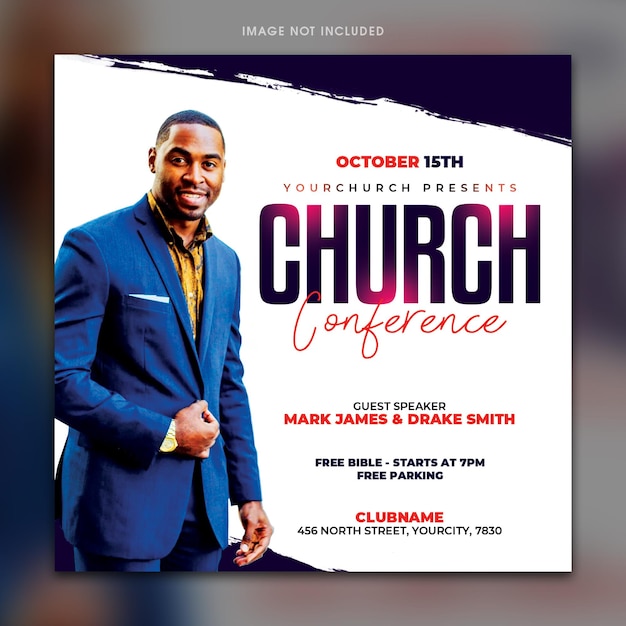 Church conference flyer