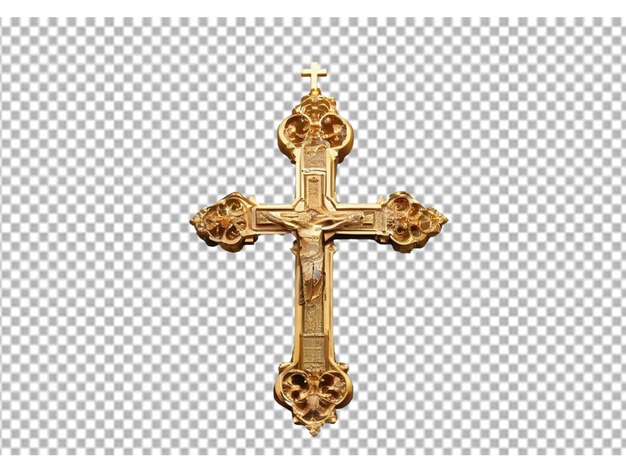 PSD church cross on transparent background