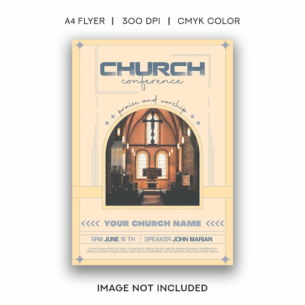 PSD church flyer