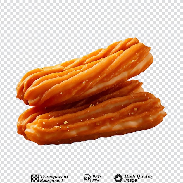 PSD churros isolated on transparent background