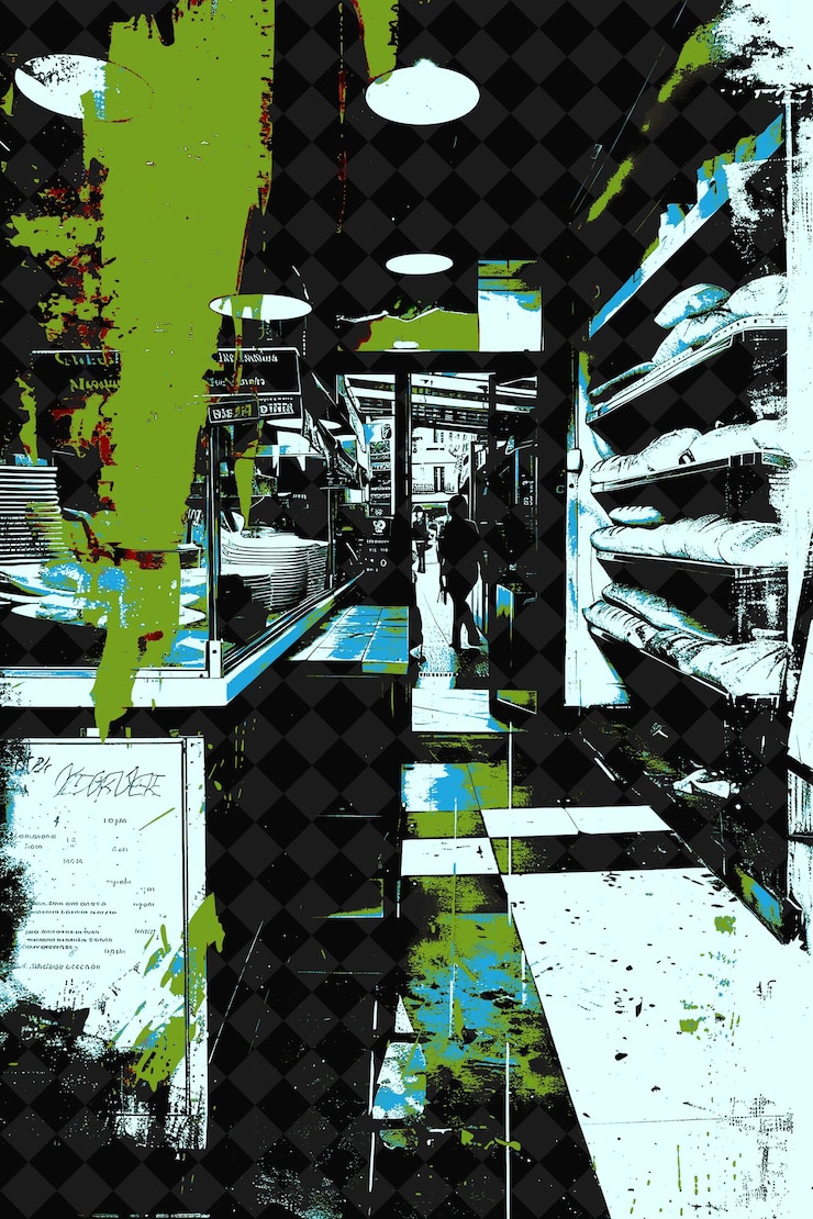 PSD ciabatta bakery scene in bologna with marinara sauce and a r italy culture illustration design