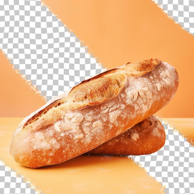 Ciabatta brood op een transparante achtergrond