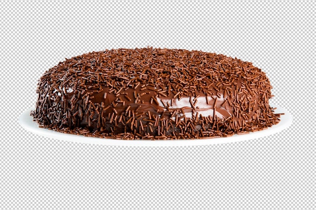 Ciasto czekoladowe i brigadeiro lukier png przezroczyste tło