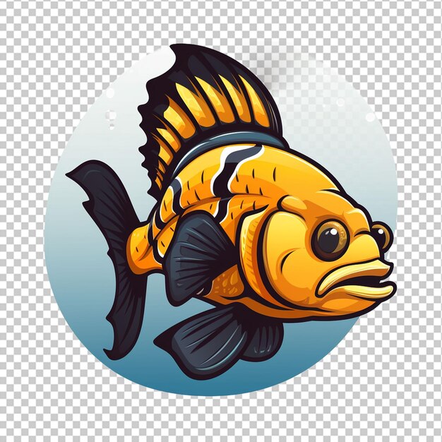 PSD cichlid-mascotte-logo