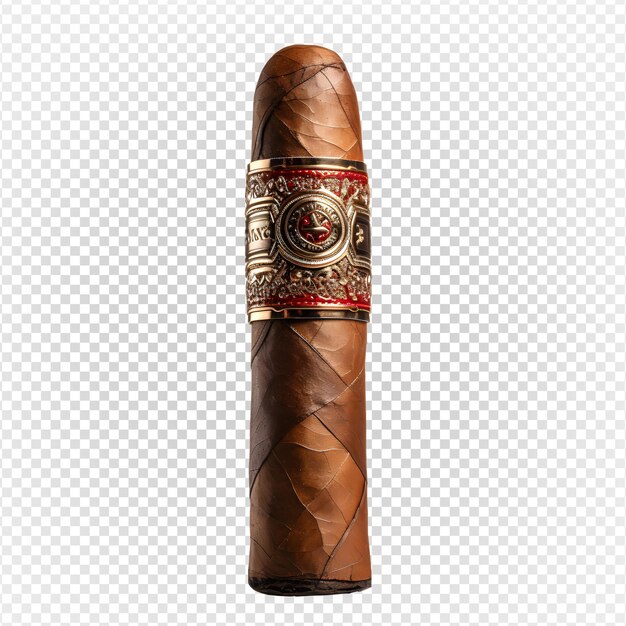 PSD cigar isolated on transparent background cigarette png generative ai