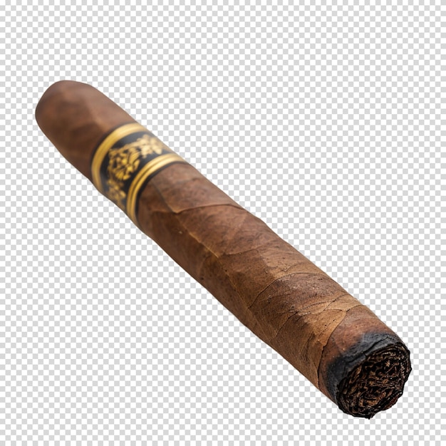 PSD cigar isolated on transparent background