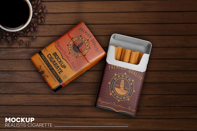 PSD cigarette mockup