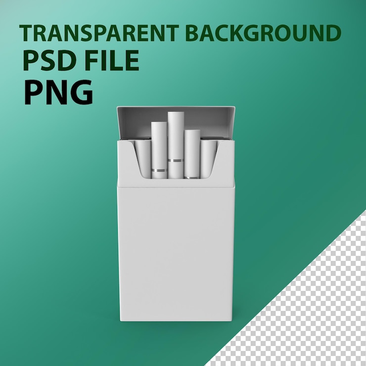 PSD пачка сигарет png