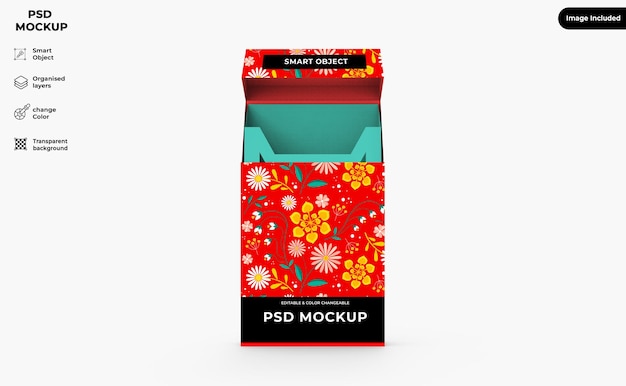 PSD mockup di pacchetto di sigarette