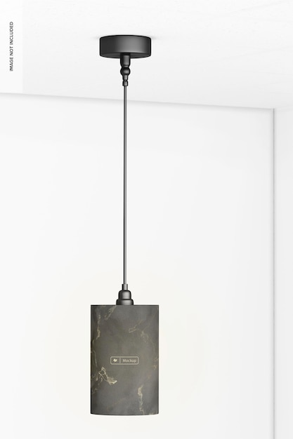 Cilinder Hanglamp Mockup