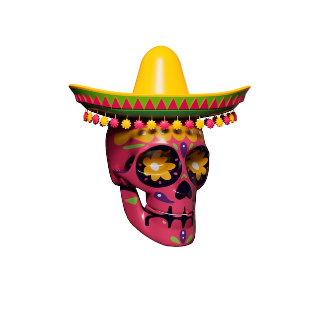 PSD cinco de mayo 3d иллюстрация