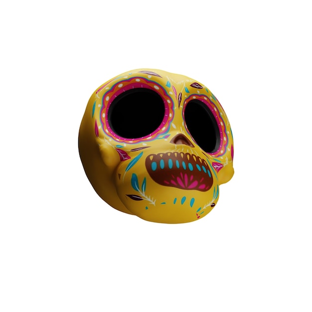 싱코 데 마요(Cinco de Mayo) 3D 일러스트레이션