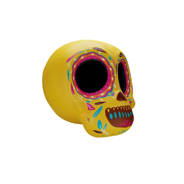 싱코 데 마요(Cinco de Mayo) 3D 일러스트레이션