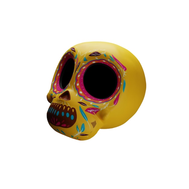 싱코 데 마요(Cinco de Mayo) 3D 일러스트레이션