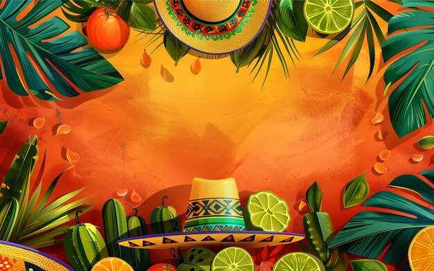 PSD cinco de mayo card