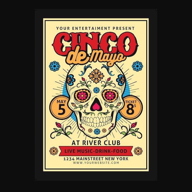 Cinco de mayo flyer