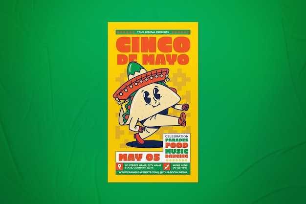 Storia instagram di cinco de mayo