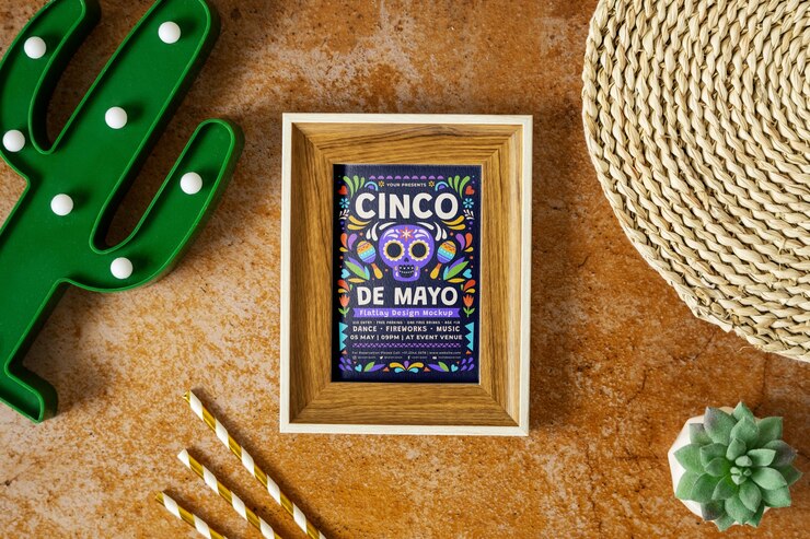 Cinco de mayo 목업 디자인