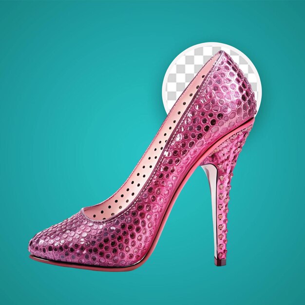 PSD cinderella glas shoe illustrated design