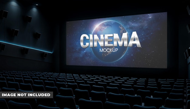 Мокет интерьера современного кинотеатра