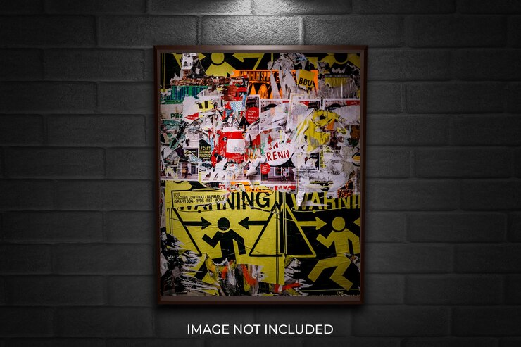 Cinema poster billboard mockup