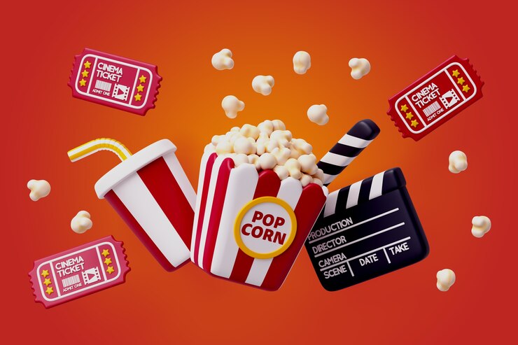 PSD cinema still life background