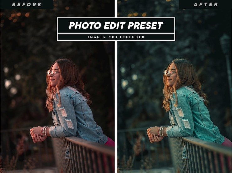 PSD кинематографические пресеты для редактирования фотографий для блогера-путешественницы