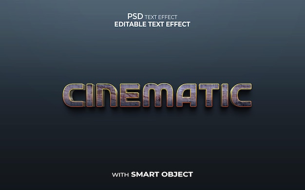 cinematic text effect
