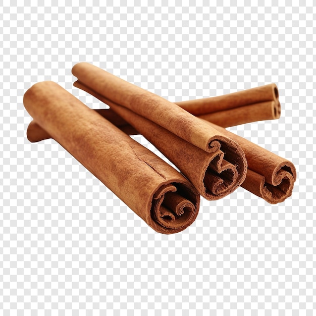 PSD cinnamon isolated on transparent background