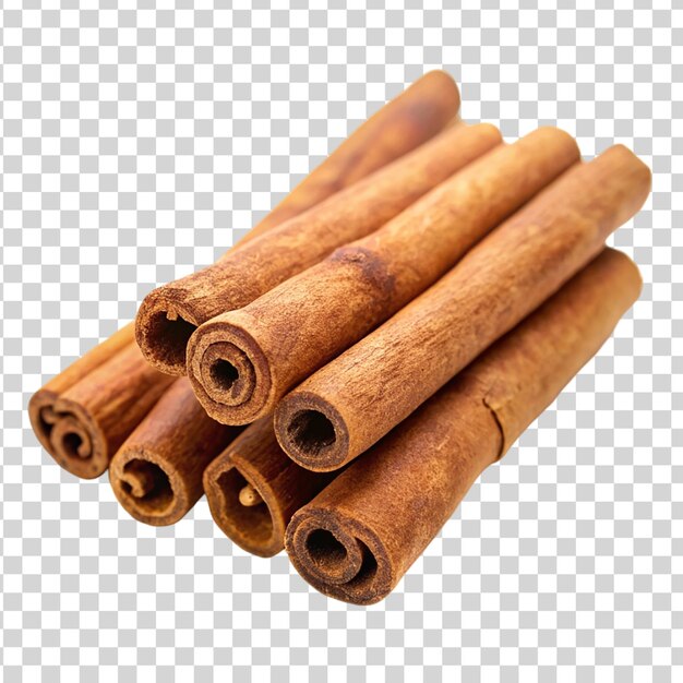 Cinnamon Sticks Izolowane Na Przezroczystym Tle