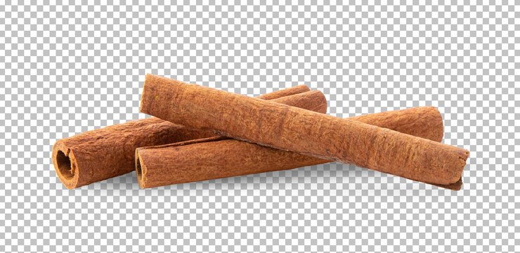 PSD cinnamon sticks stacked on alpha layer