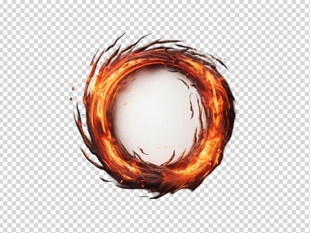 PSD circle fire png