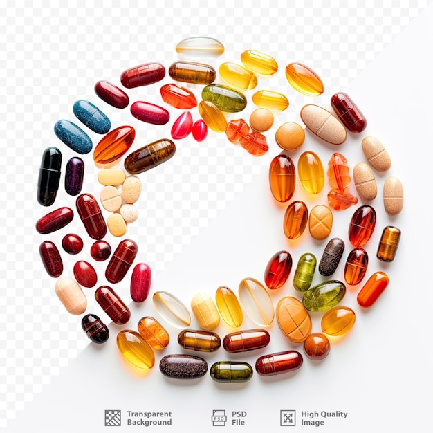 a circle of pills that is made by the company of the people.