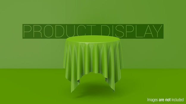 circle table product display