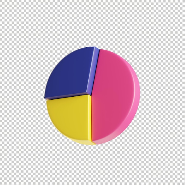 PSD a circle with a pie chart in the middle that says the pie chart.