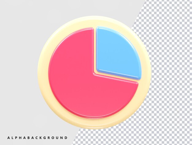 PSD a circle with a pie chart and the word pie on it