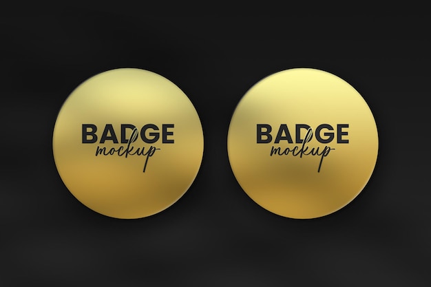 Circular Badge Mockup Design
